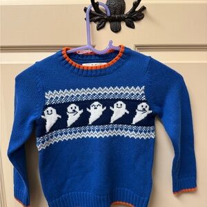 Mini Boden Blue and Orange Sweater